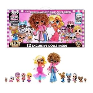 LOL Surprise OMG Movie Magic Studios Surprises, 12 Dolls & 2 Fashion Dol…